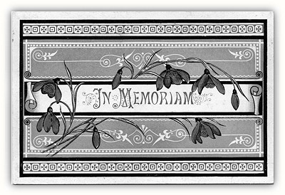 image of In Memoriam card