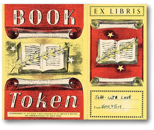 Book Token designed by Barnett Freedman
