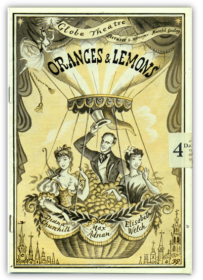 Theatre programme for 'Oranges and Lemons'