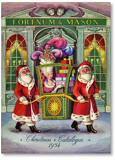 Cover of Fortnum & mason Christmas catalogue 1954