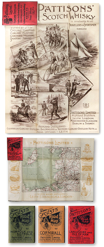 Image of cyclist's pocket map