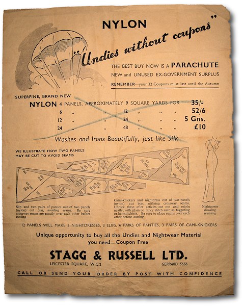 Image of leaflet for parachute undies