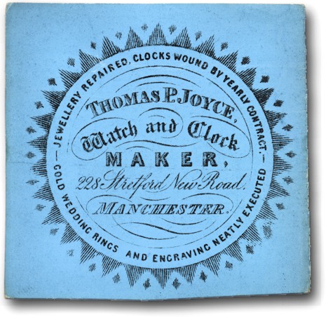 Image of Victorian watchpaper