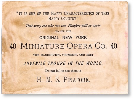 Image of advertising card