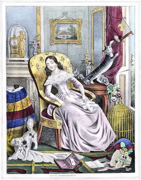 Image of idle young lady