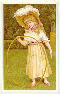 Image of girl with hoop