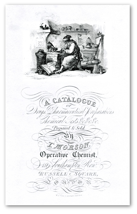 Image of title-page to A Catalogue of Drugs,etc