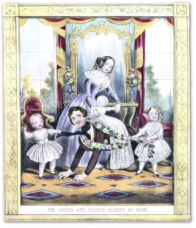 Image of Queen Victoria,Prince Albert and children