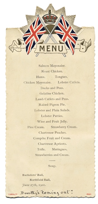 Image of menu