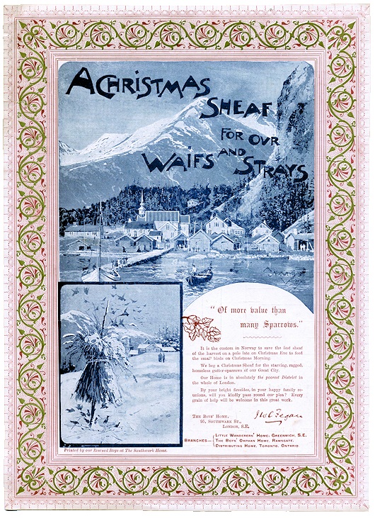Image of Christmas appeal leaflet for Boy's Home
