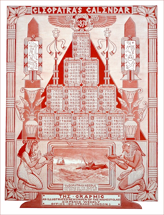 Image of Cleopatra's Calendar 1878