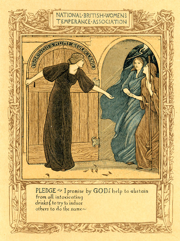 National British Women's Temperance Association Pledge card