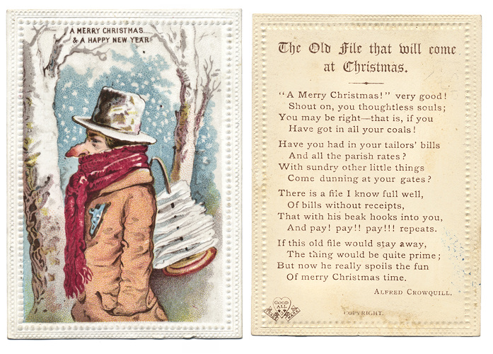 Victorian Christmas card