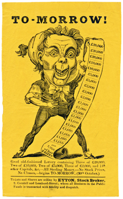 Lottery handbill